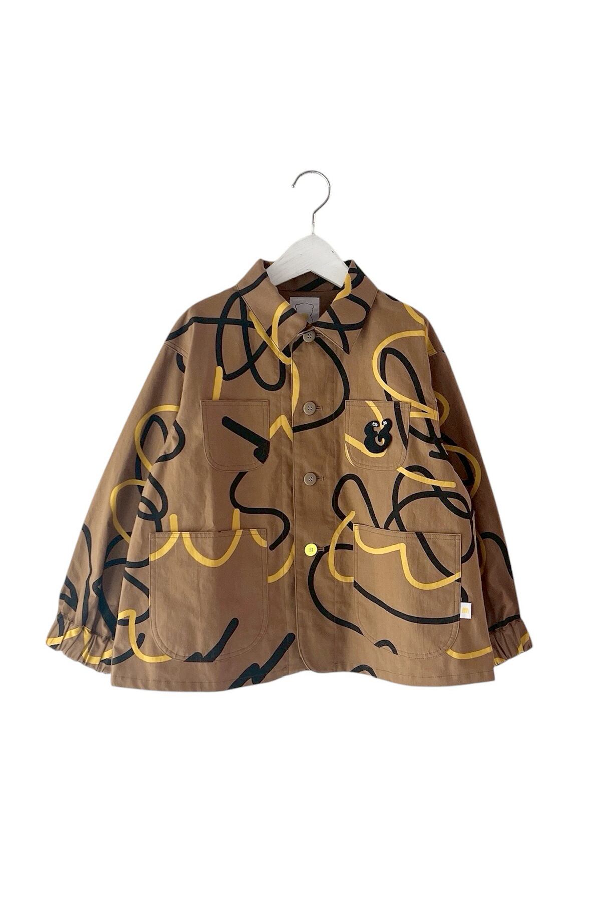 MIN-NANO×frankygrow】PATTERNED COVERALL - HORSE CLOTH VINTAGE / 3