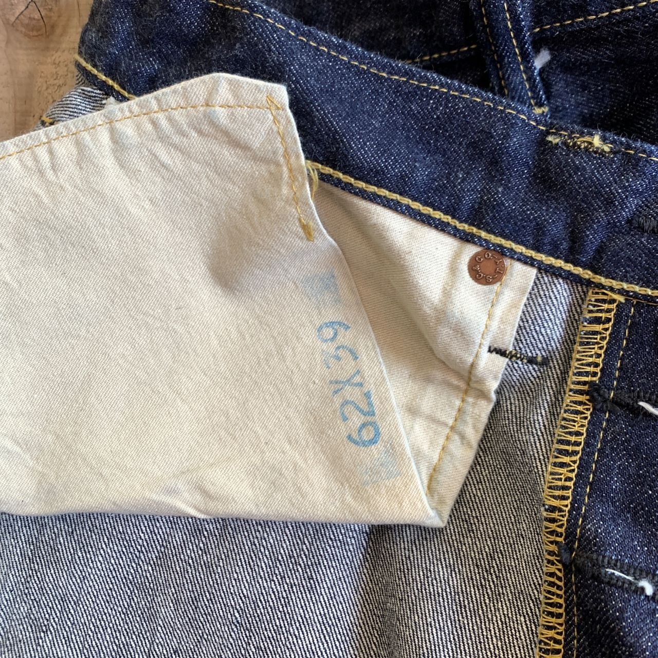 SUGAR CANE 13.5oz. BLUE DENIM WAIST OVERALLS SUGAR CANE 13.5oz. BLUE DENIM WAIST OVERALLS