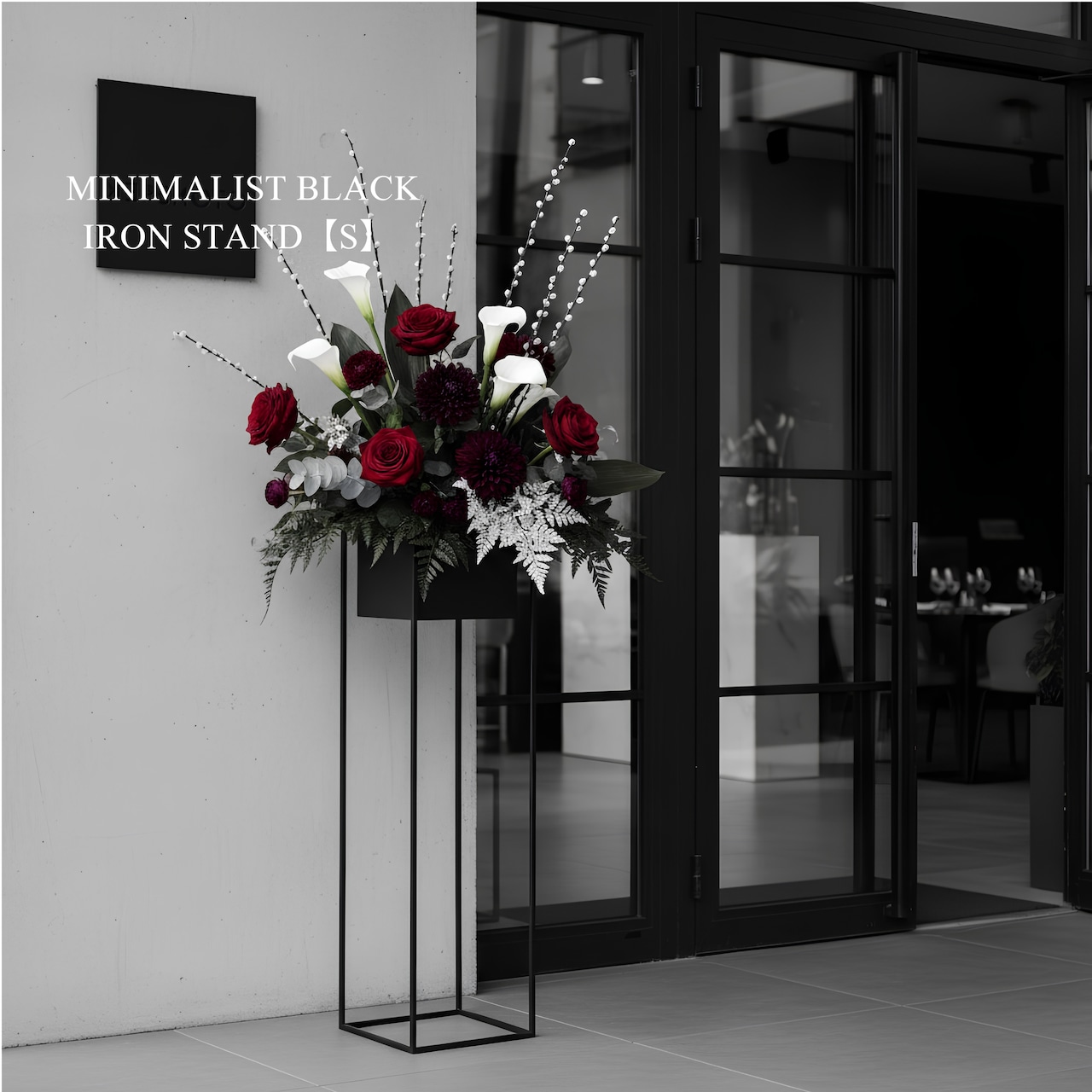 Minimalist Black Iron Stand【S / L】