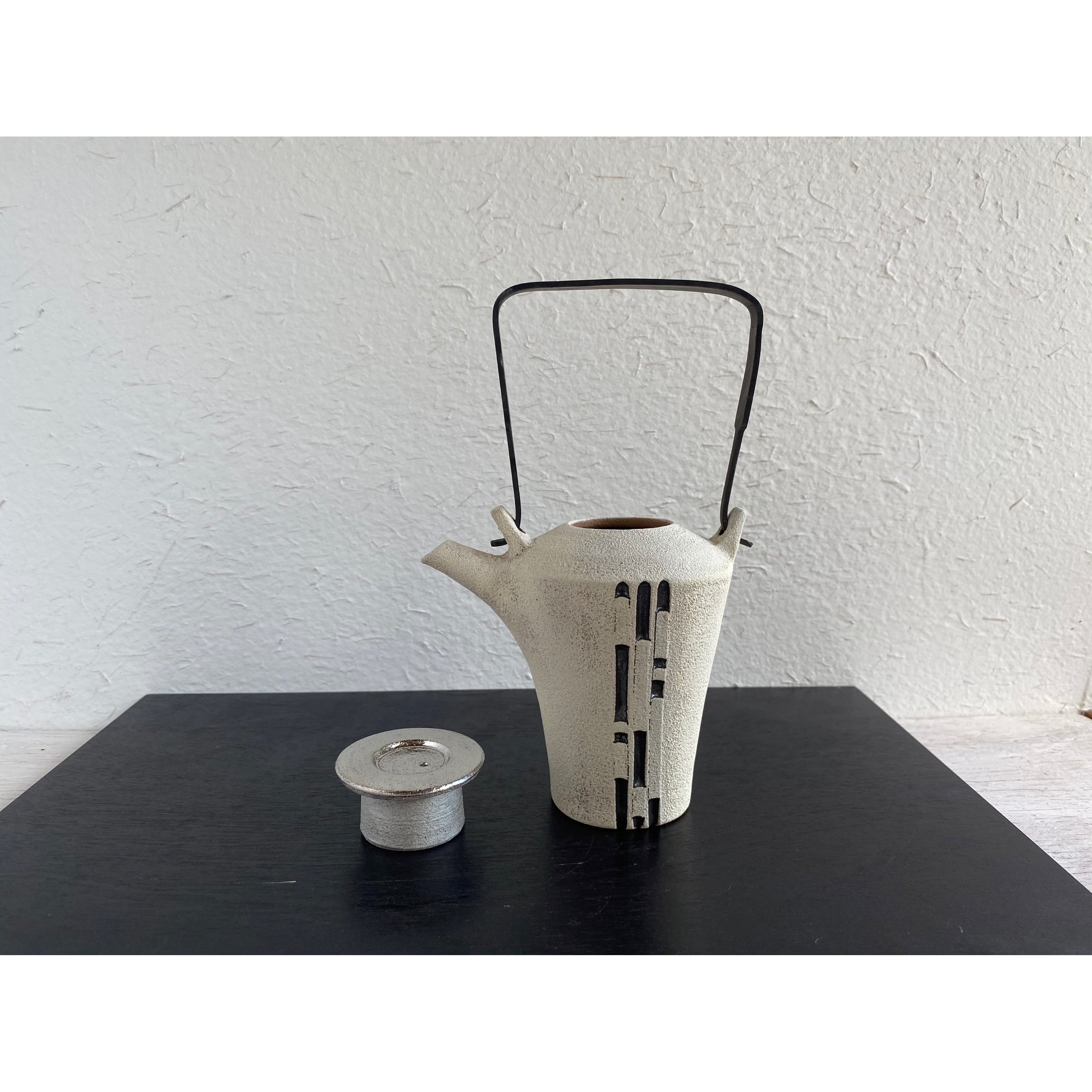 丹波焼 急須 Pot 鎬象嵌（しのぎぞうがん） 200cc