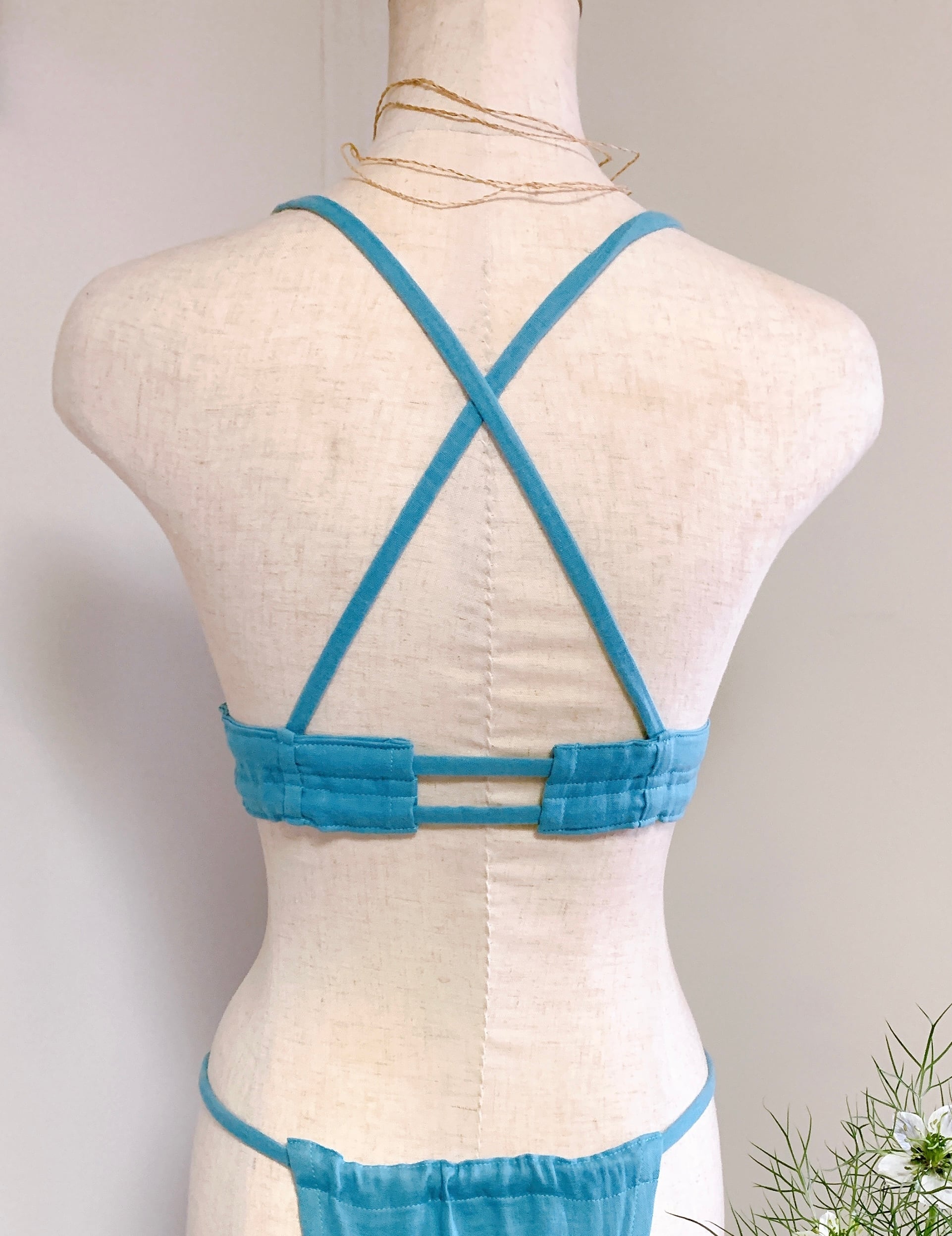 　締めつけない下着　“ゆる〜りブラ“     サックス　第5チャクラ