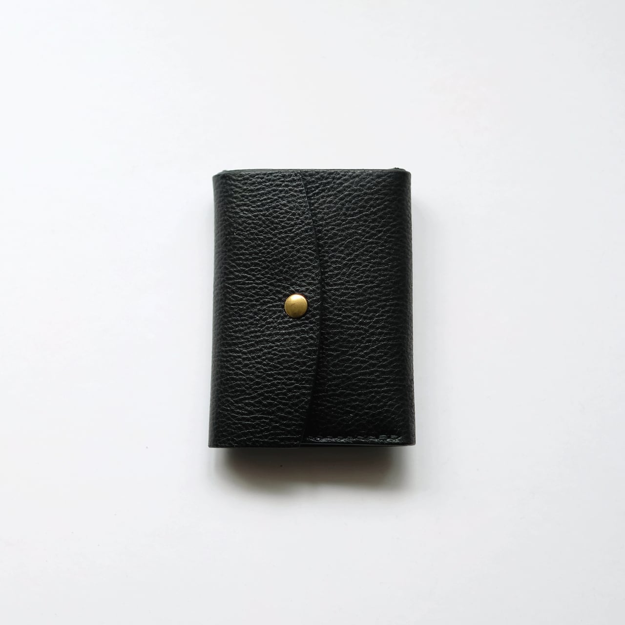 chamoto 黒 コンパンクト財布 bellowsfold wallet - bk - GUIDI | chamoto