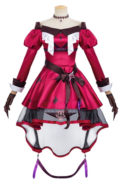 コスプレ衣装 にじさんじ VTuber 風 壱百満天原サロメ 通常衣装 ★受注品★