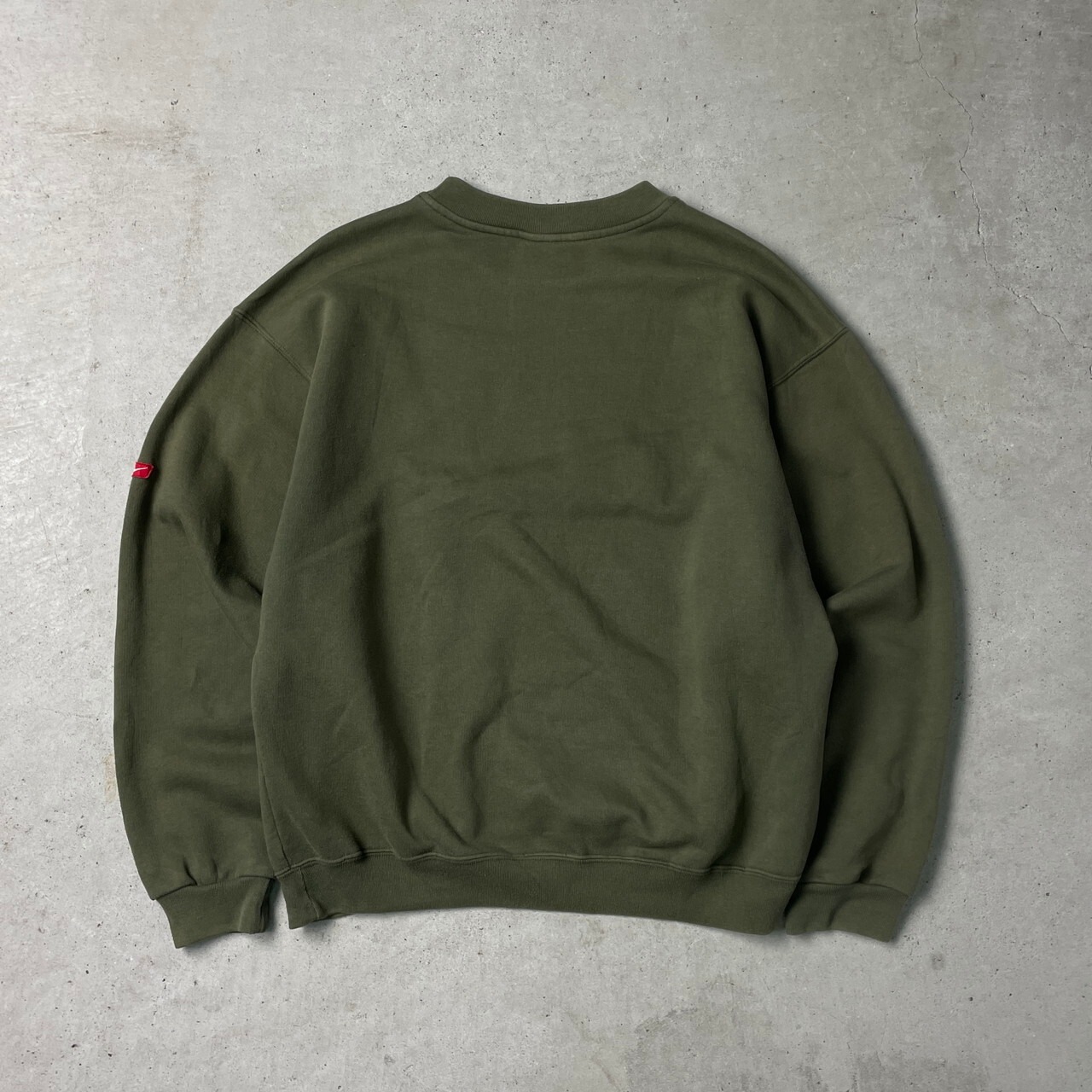 00年代 NIKE ナイキ スウェットシャツ スウォッシュ ロゴワッペン 
