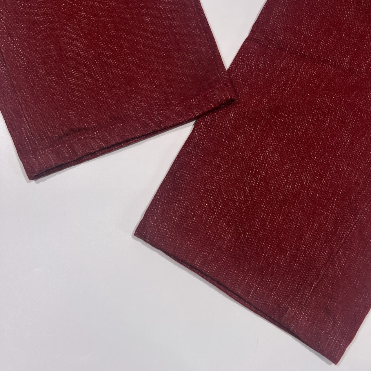 Karl Helmut カールヘルム スラックスパンツ S/レッド/カラーデニム