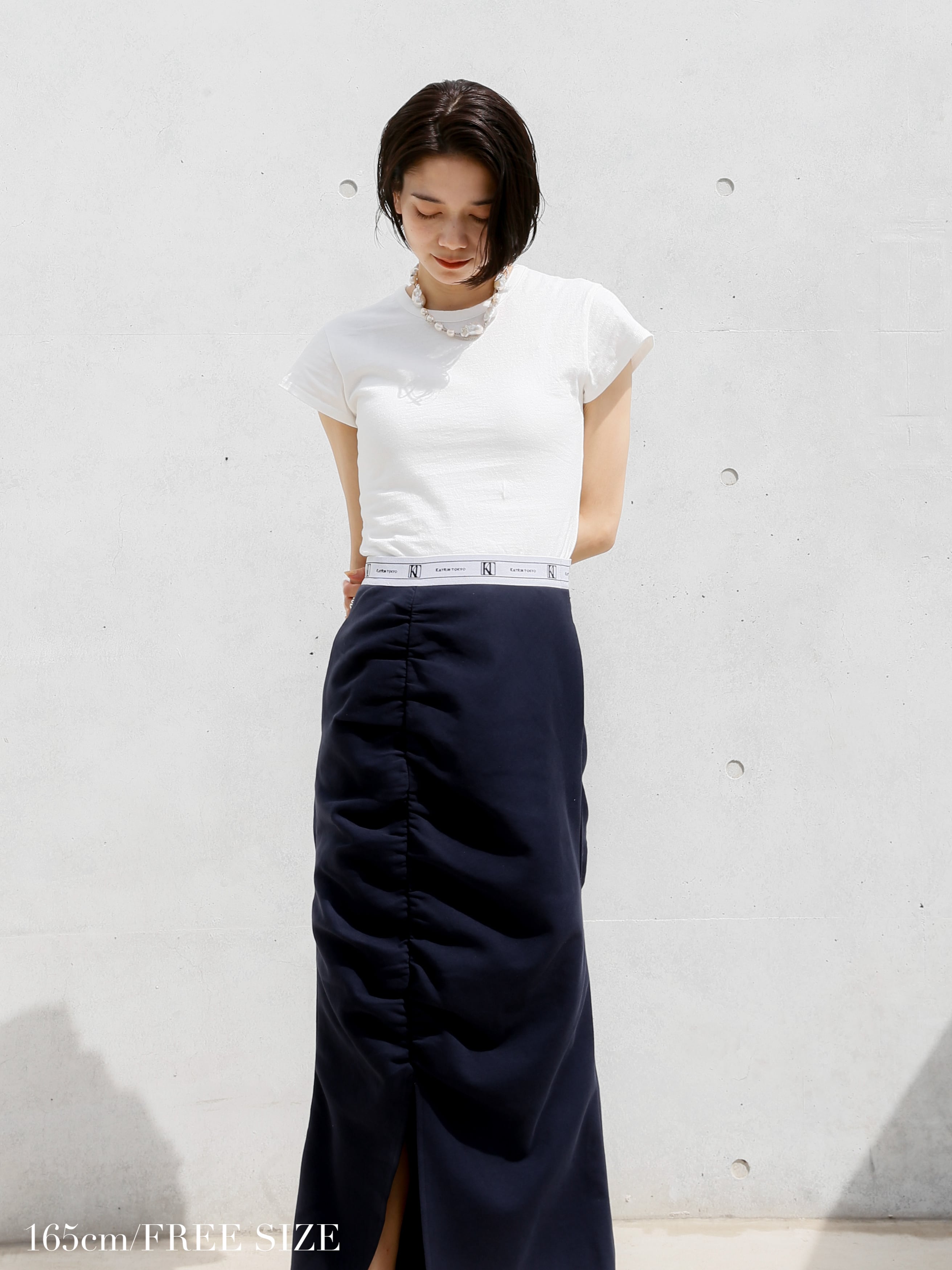 cutandsew gather I line skirt | Katrin TOKYO