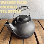 ワグナーウェア ビンテージ 鋳鉄製 コロニアル ティーケトル ポット キャストアイアン WAGNER WARE アメリカ製 USA 1920～30年代