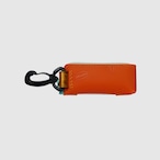 vibram light case (orange×clear) with orange glowing zip