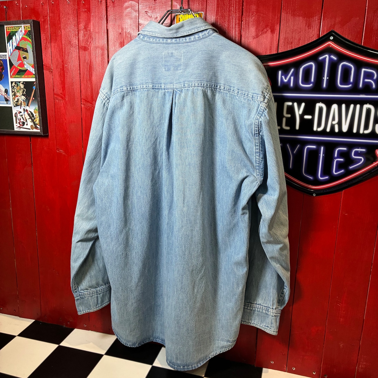 Marlboro デニムシャツ 長袖シャツ マルボロ XL