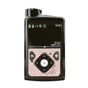 Insulin pump dress up seal “ milky leopard"