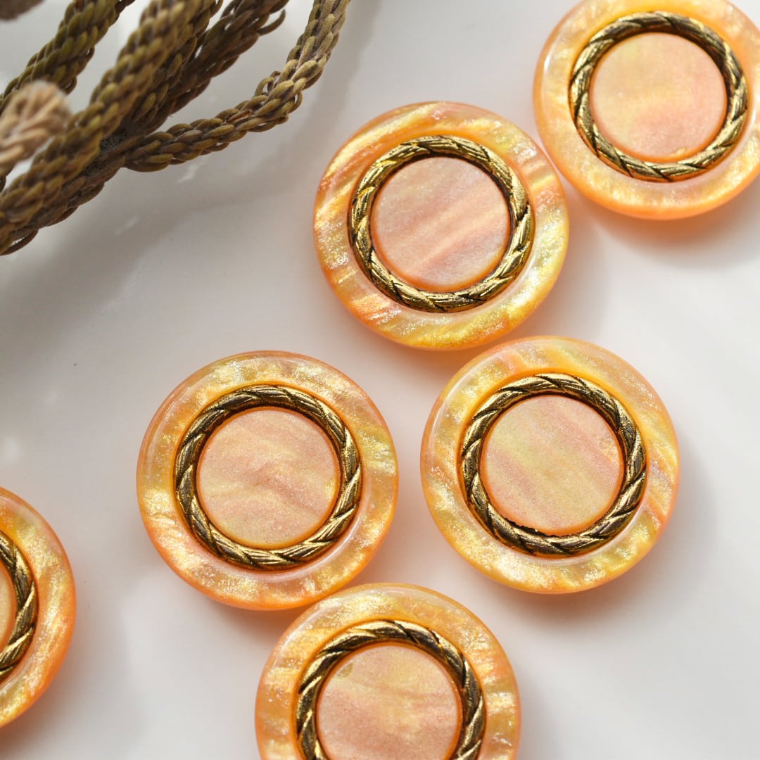 フランス ゴールドリング×シャイニーオレンジ 22㎜