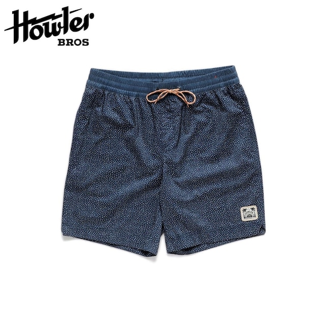 ボードショーツ ハウラーブラザーズ(HOWLER BROTHERS) Deep Set Boardshorts-Microdot:Petrol Blue 【送料無料】