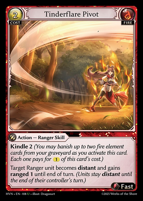 【HVN】：Tinderflare Pivot / HVN-108