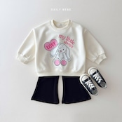 【取寄】Dailybebe マイリトルトレーナー ピッグ ラビット|秋服|韓国子供服|26/AT