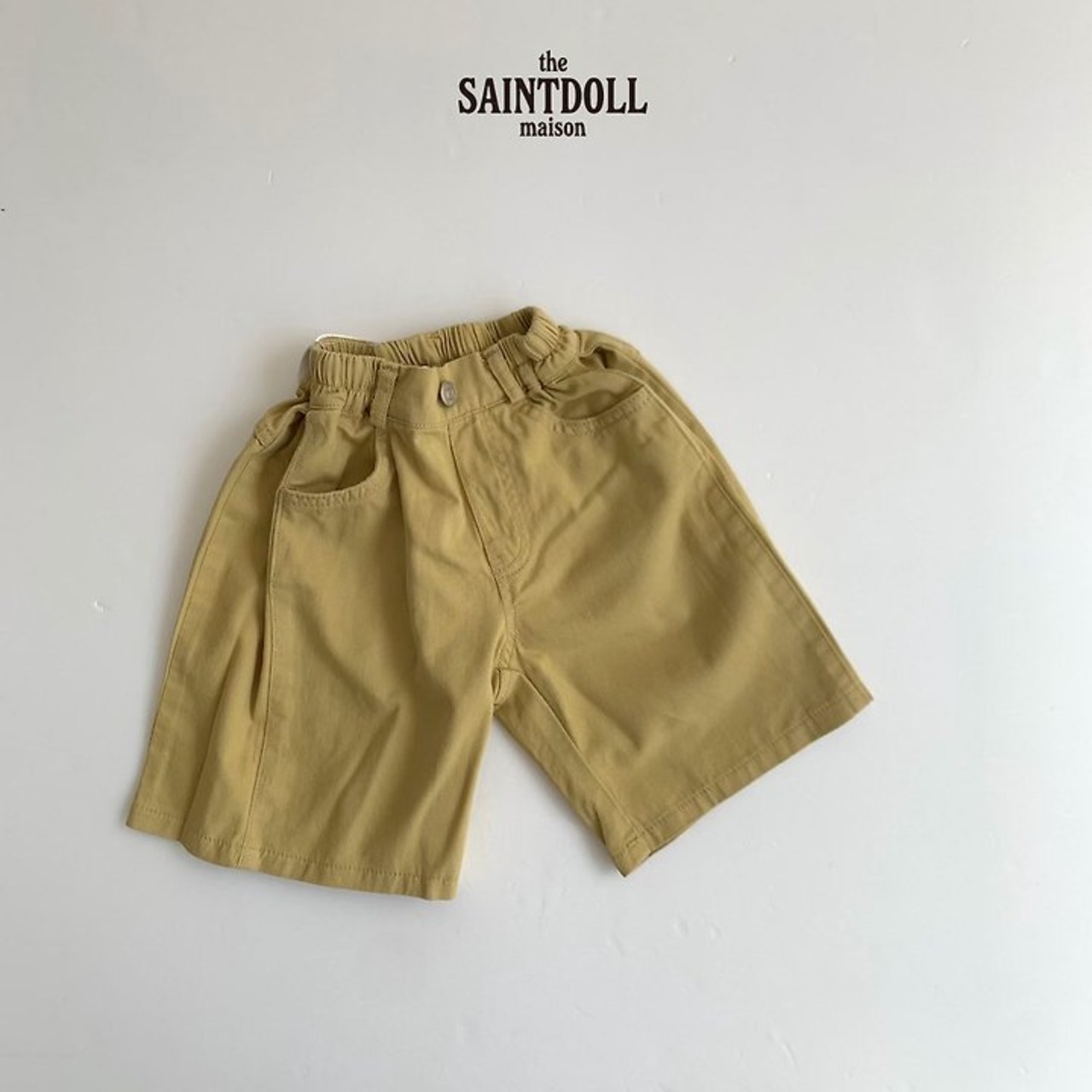 [SAINTDOLL] Side tuck pants / [세인트돌] 옆핀턱반팬츠