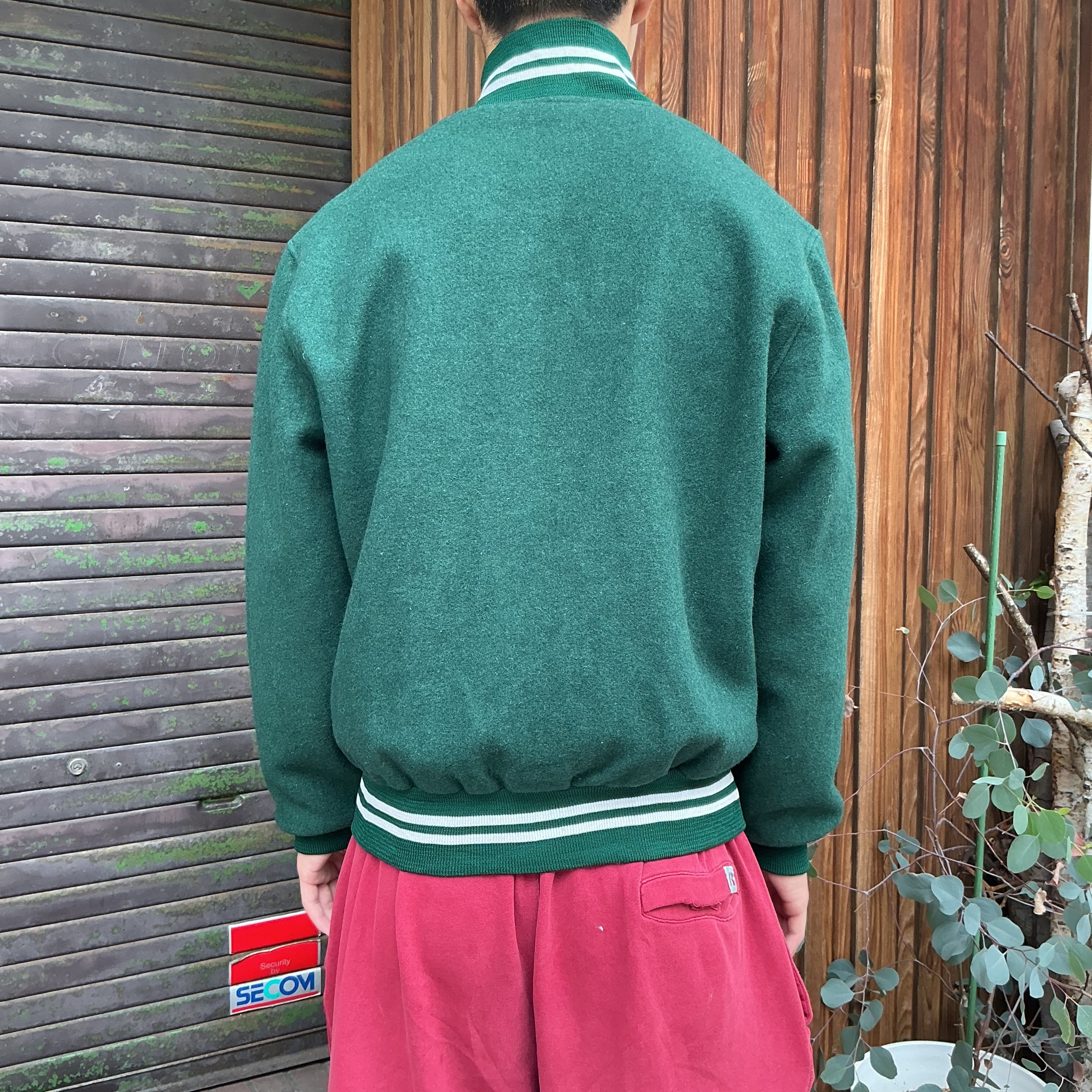 CANADA製 APOLLO スタジャン ブルゾン ウールジャケット 古着