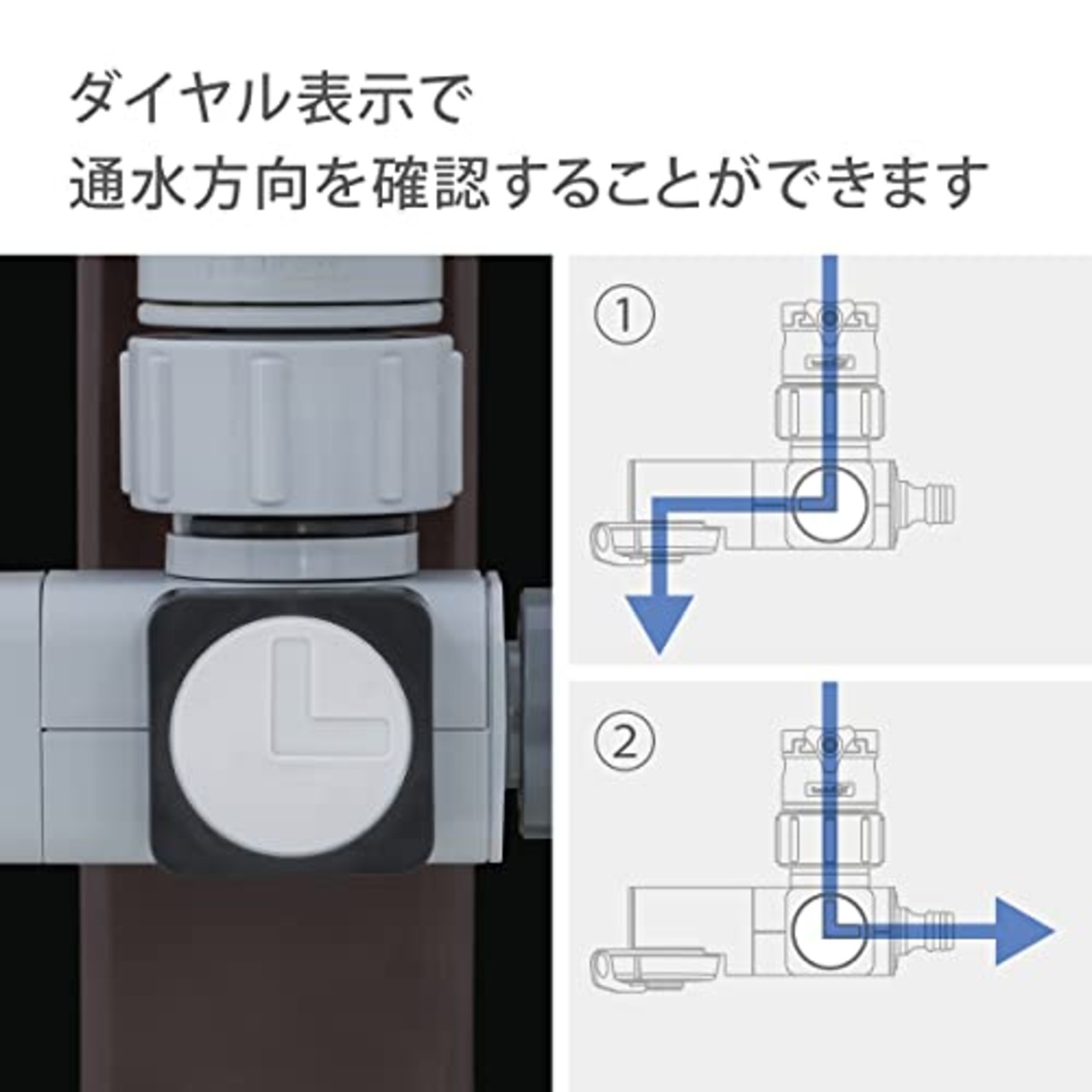 タカギ(Takagi) ラクロック蛇口分岐シャワー G1074GY