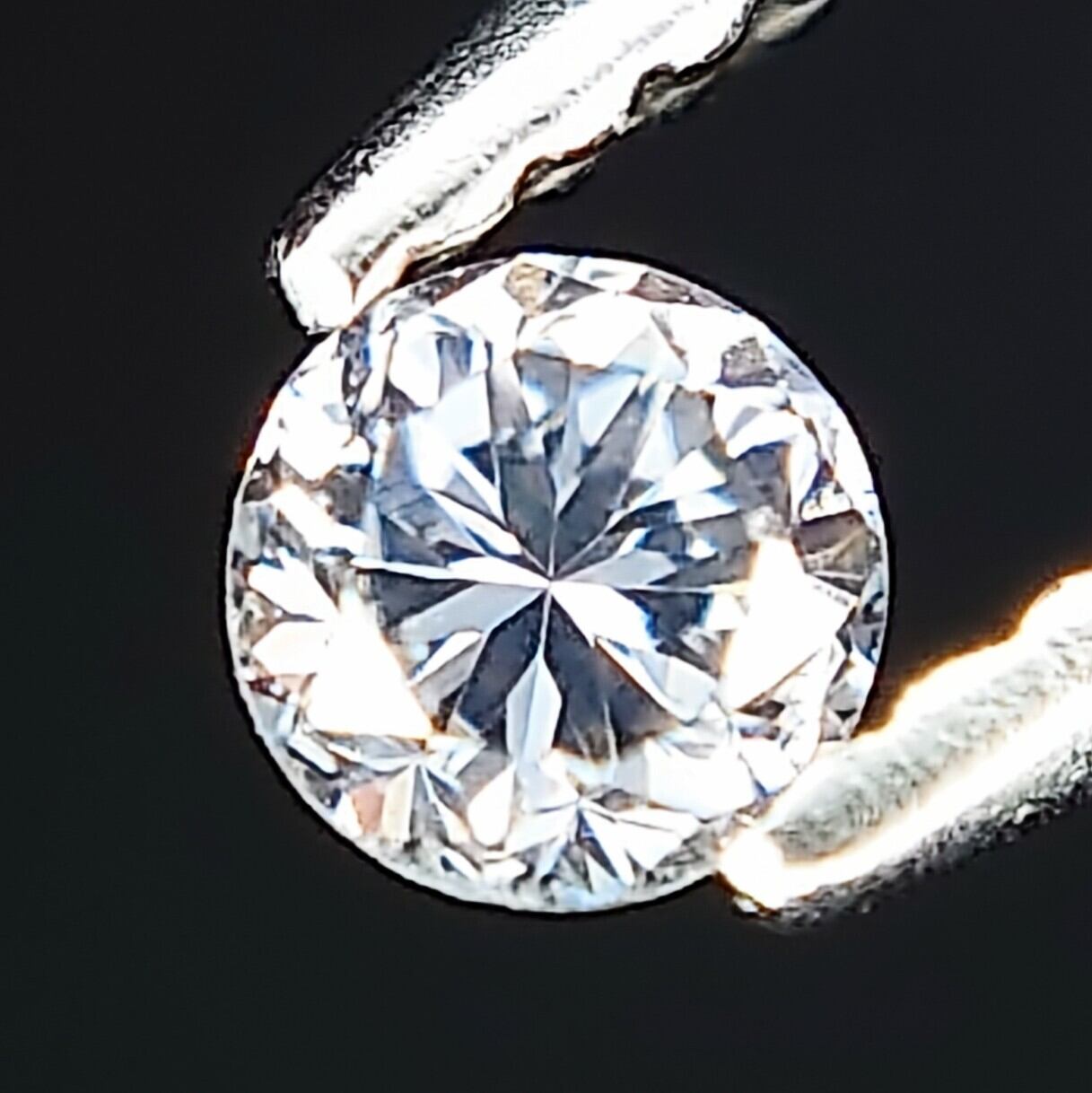 希少 Violetish Gray Diamond 0.048ct Fancy Light Violetish Gray SI