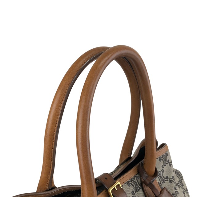 CELINE セリーヌ マカダム トートバッグ ベージュ キャンバス vintage ヴィンテージ オールド c247bz