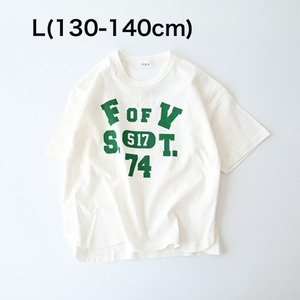 L(130-140cm)【FOV】FOFV 6分袖Tシャツ