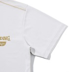 【SPALDING】Ｔシャツ ゴールド ハイライト アイスグレー