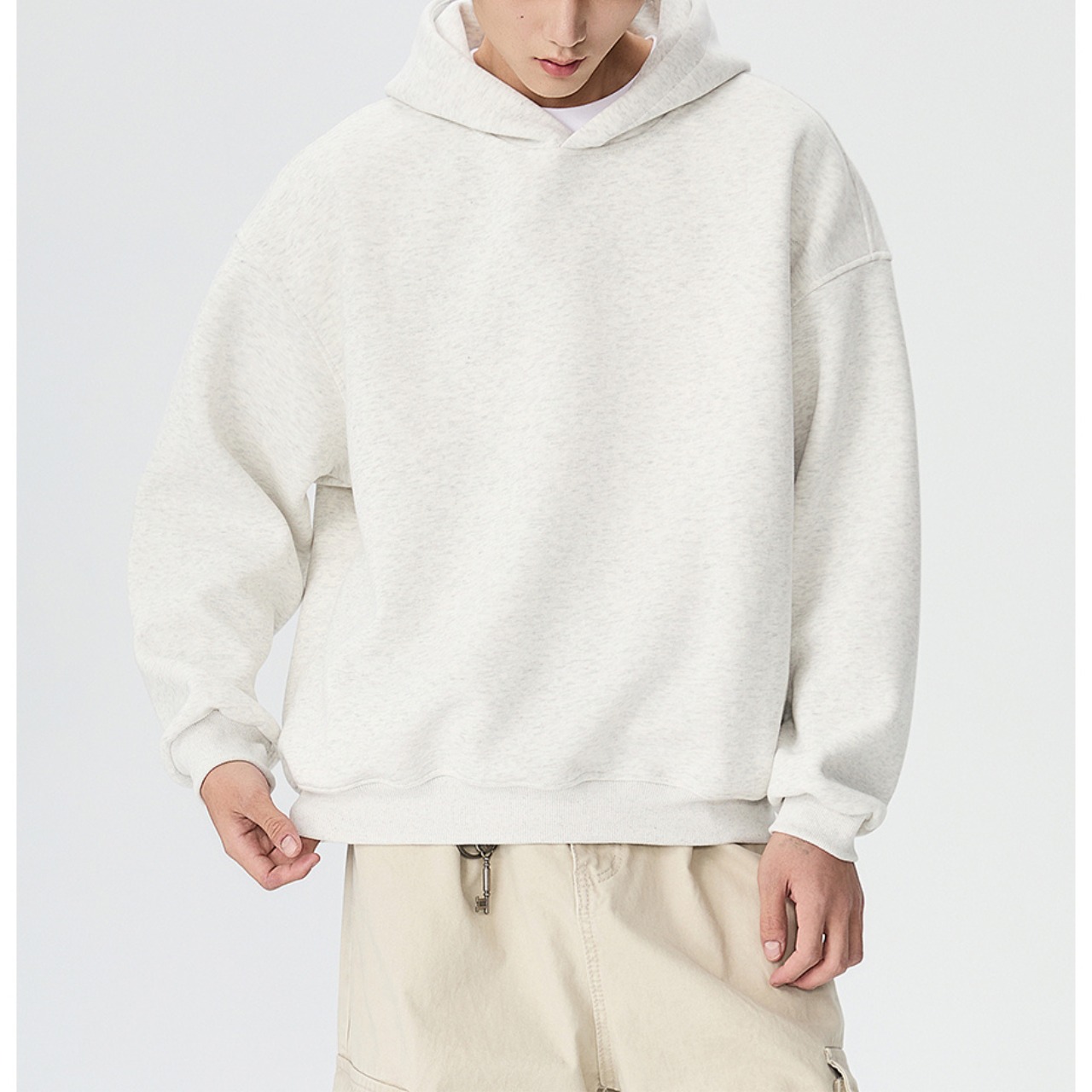 オーバーサイズ  プルオーバーパーカー af0041