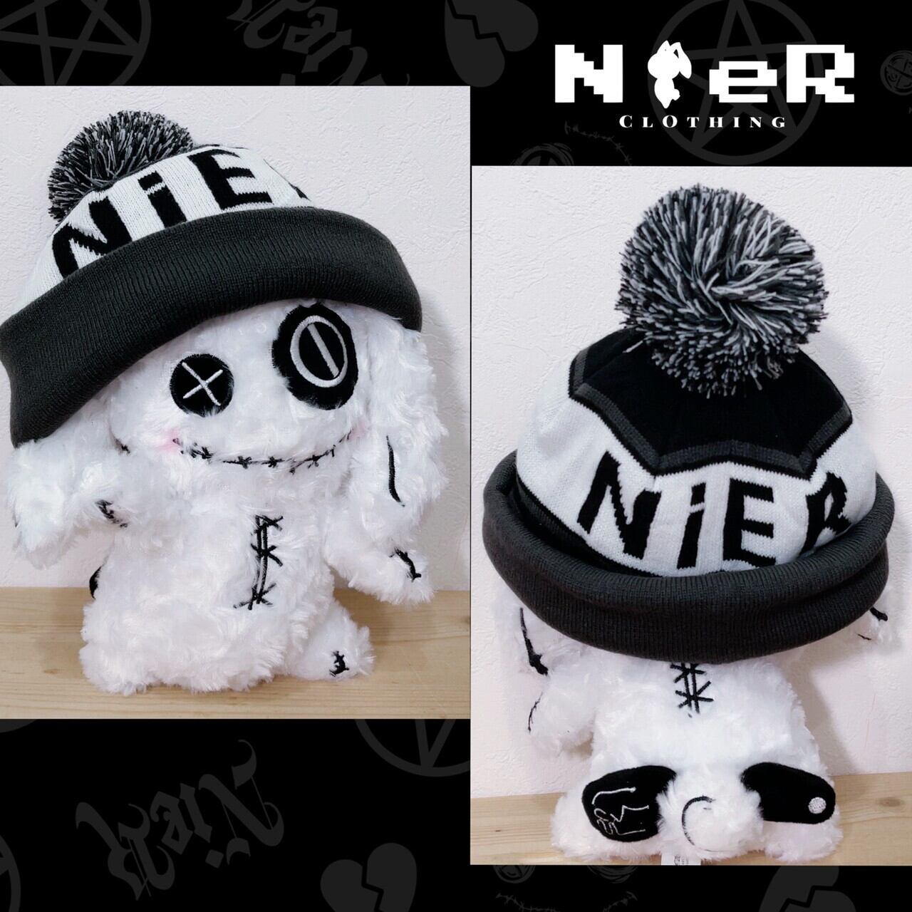 Nier ボンボン付きニット帽 Nier