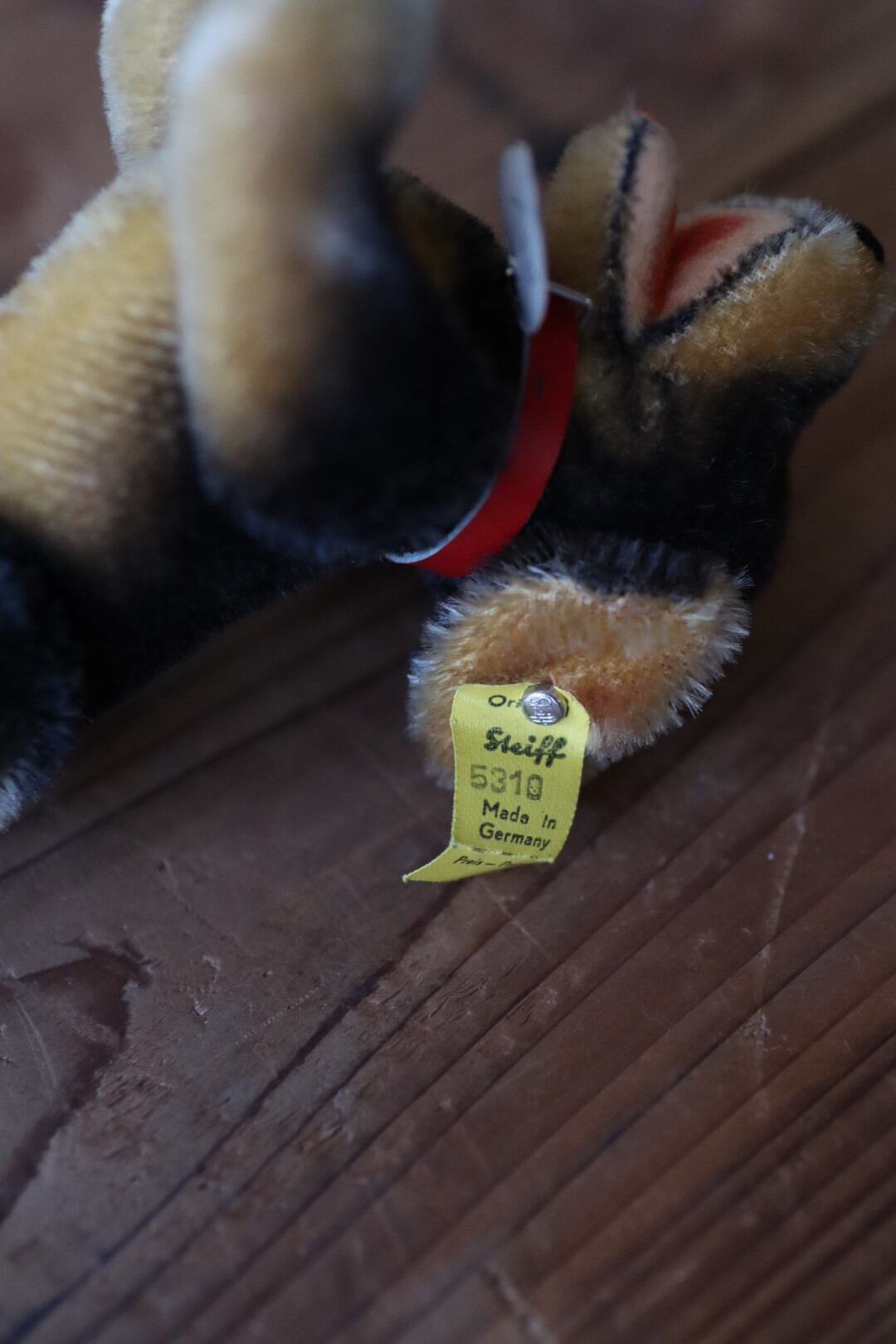 シュタイフ 犬 ダックスフンド Steiff Beppo 10㎝ ヴィンテージ ぬいぐるみ