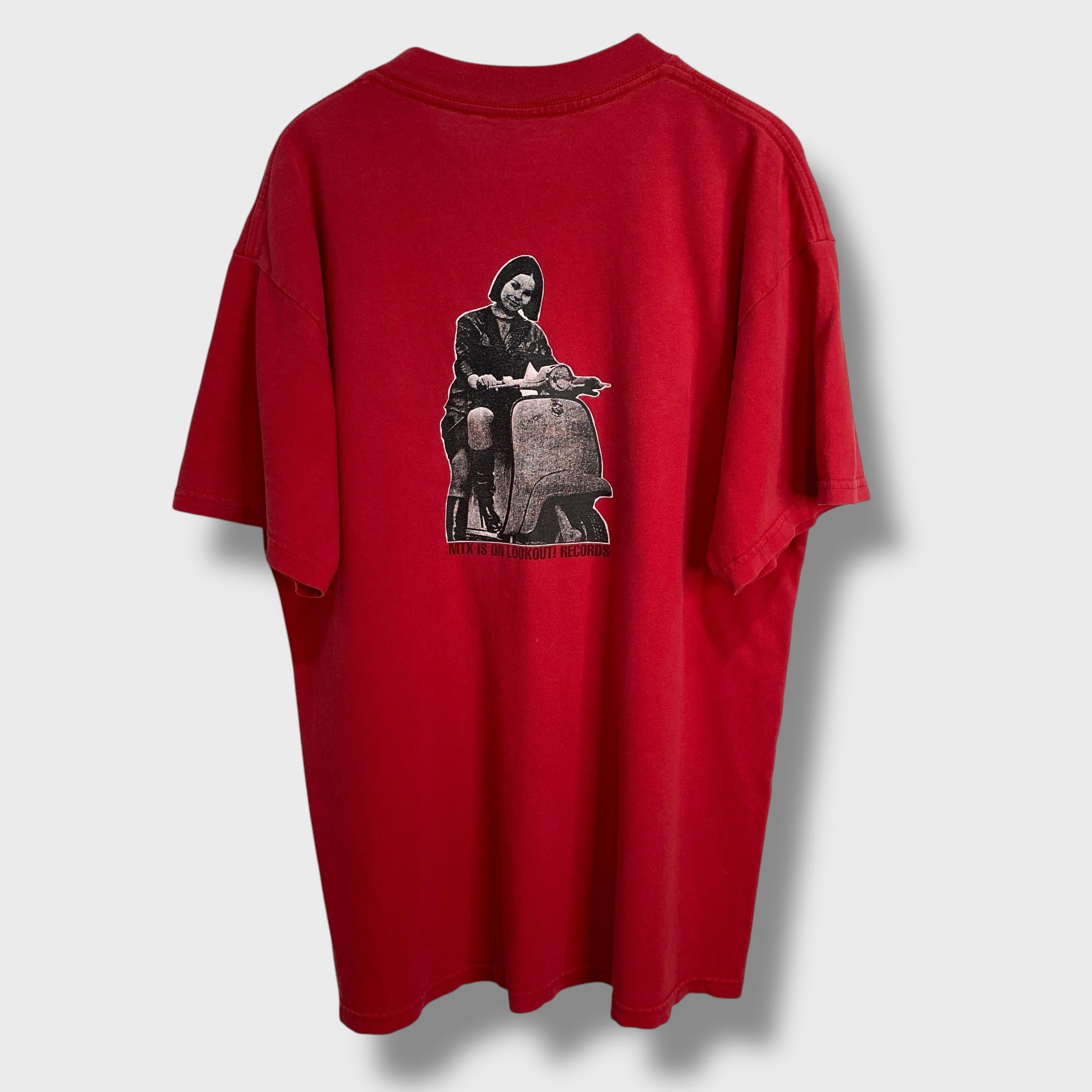 MTX ミスターティーエクスペリエンス バンドTシャツ レッド L相当
