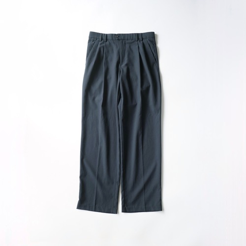 【DOCKERS】00's Two-Tuck Slacks Polyester Navy W32 L32