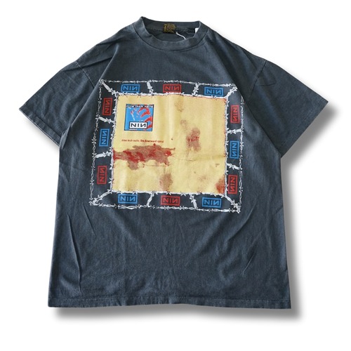 Nine Inch Nails ナイン・インチ・ネイルズ  94-95ツアーTシャツ 両面プリント L｜NA331 NA332