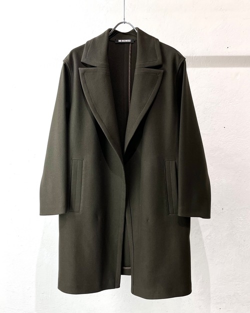 DIRK BIKKEMBERGS Wool×Cashmere Half Coat ITALY製