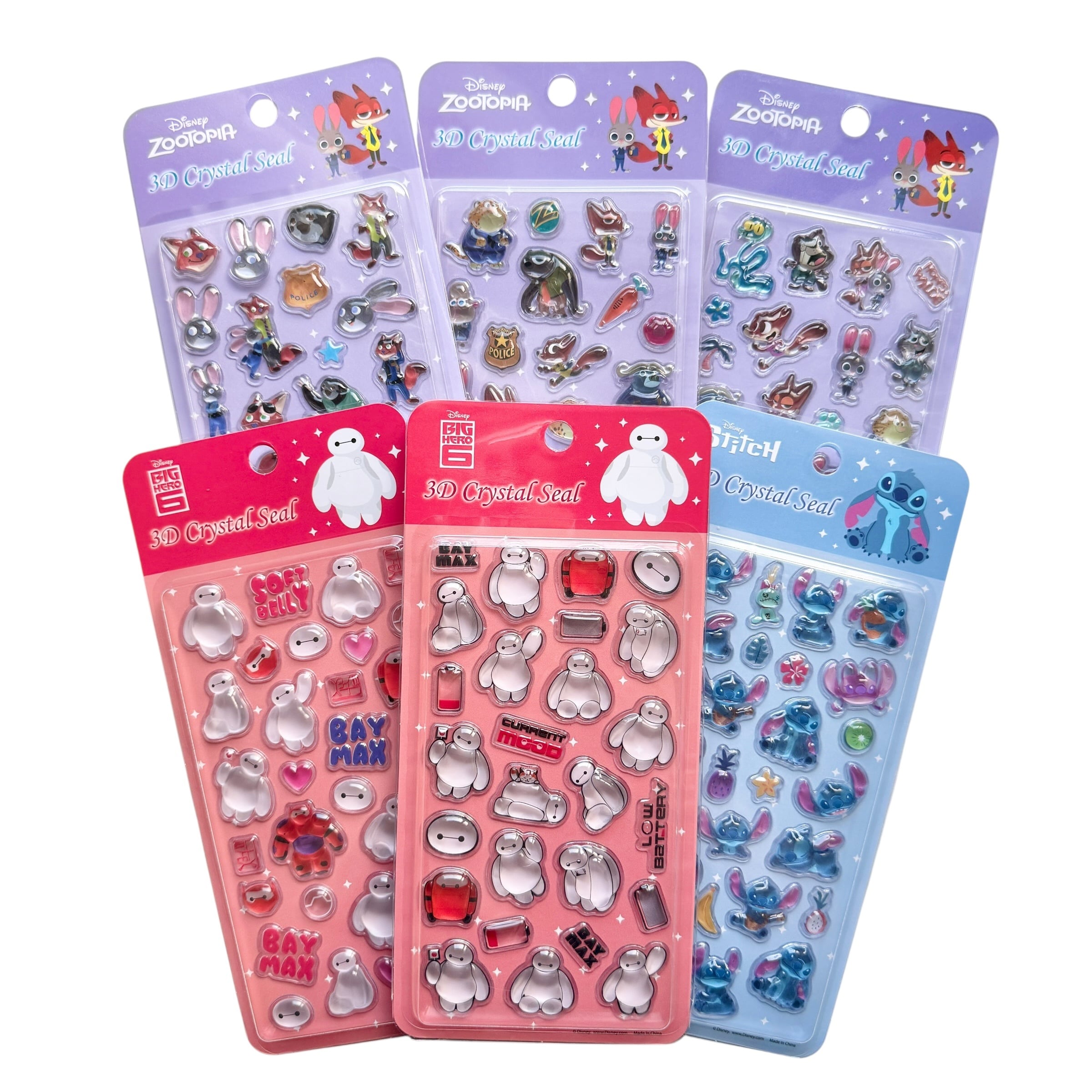3枚セット】ディズニーぷっくりシール | Jewelie