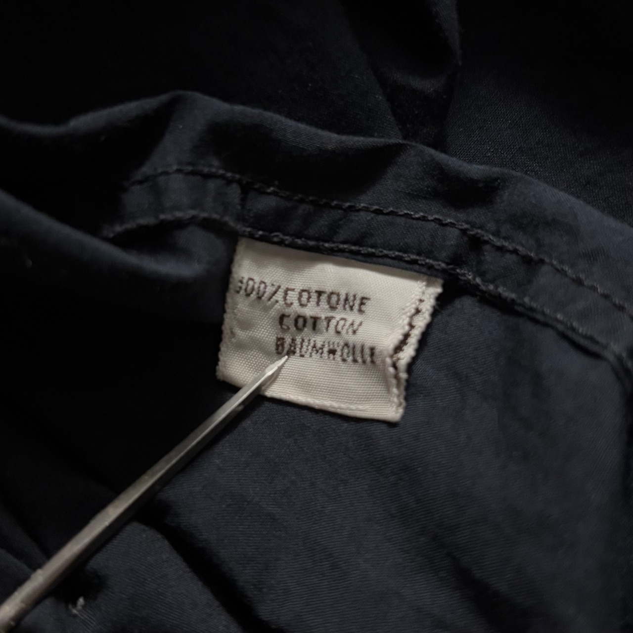 early GIANNI VERSACE band collar shirt