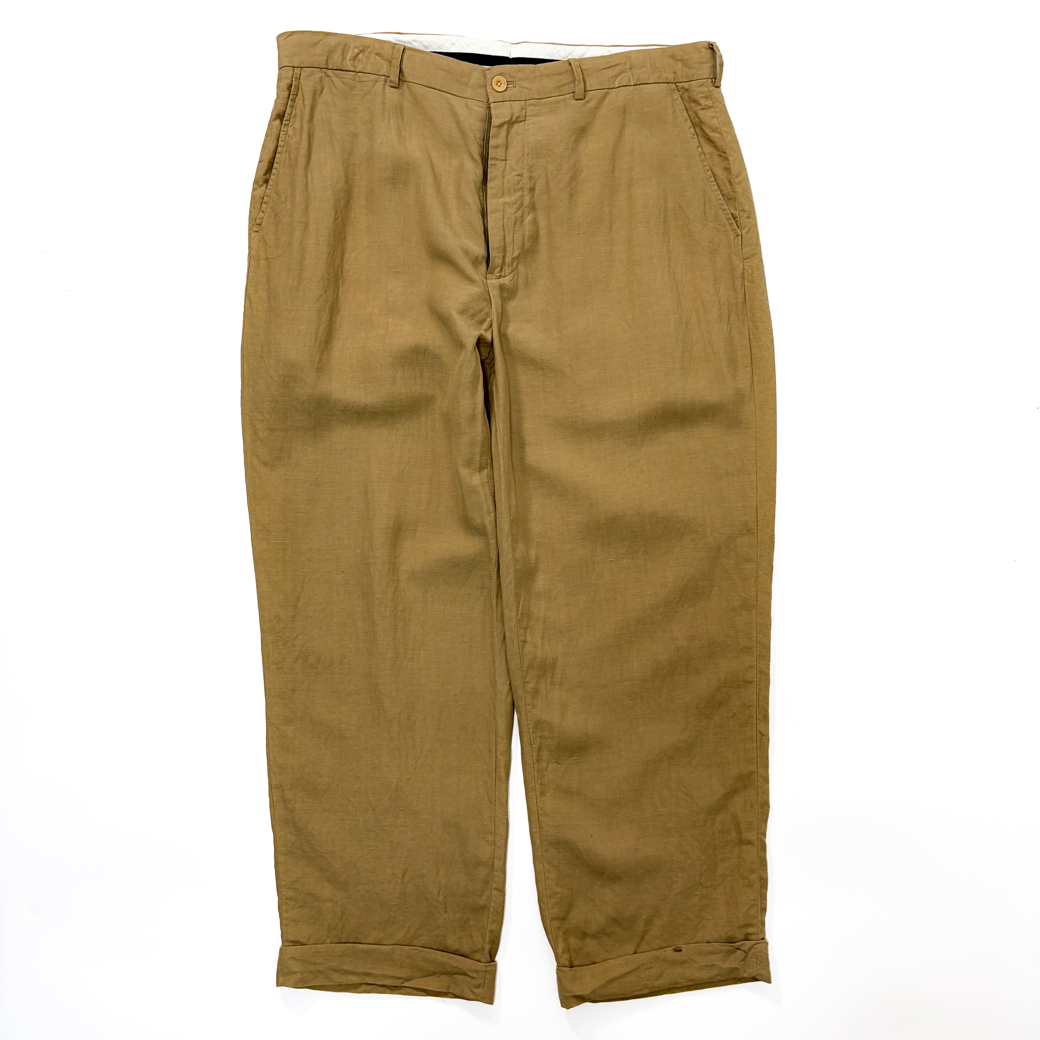 パンツ Ralph Lauren 90s linen silk slacks 1990s 