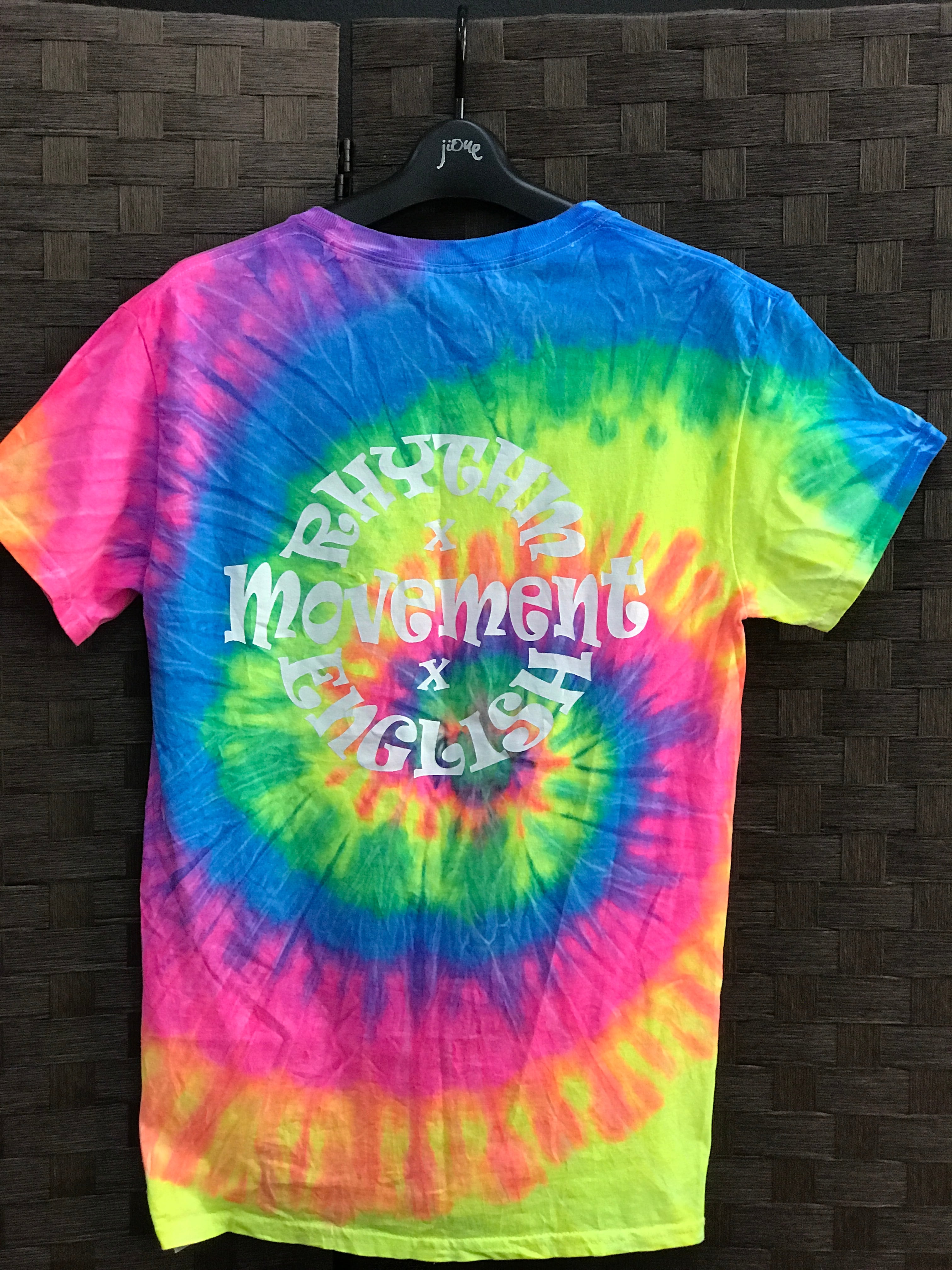 Rhymoe® オリジナルTシャツ ＜カラー / ネオンレインボー