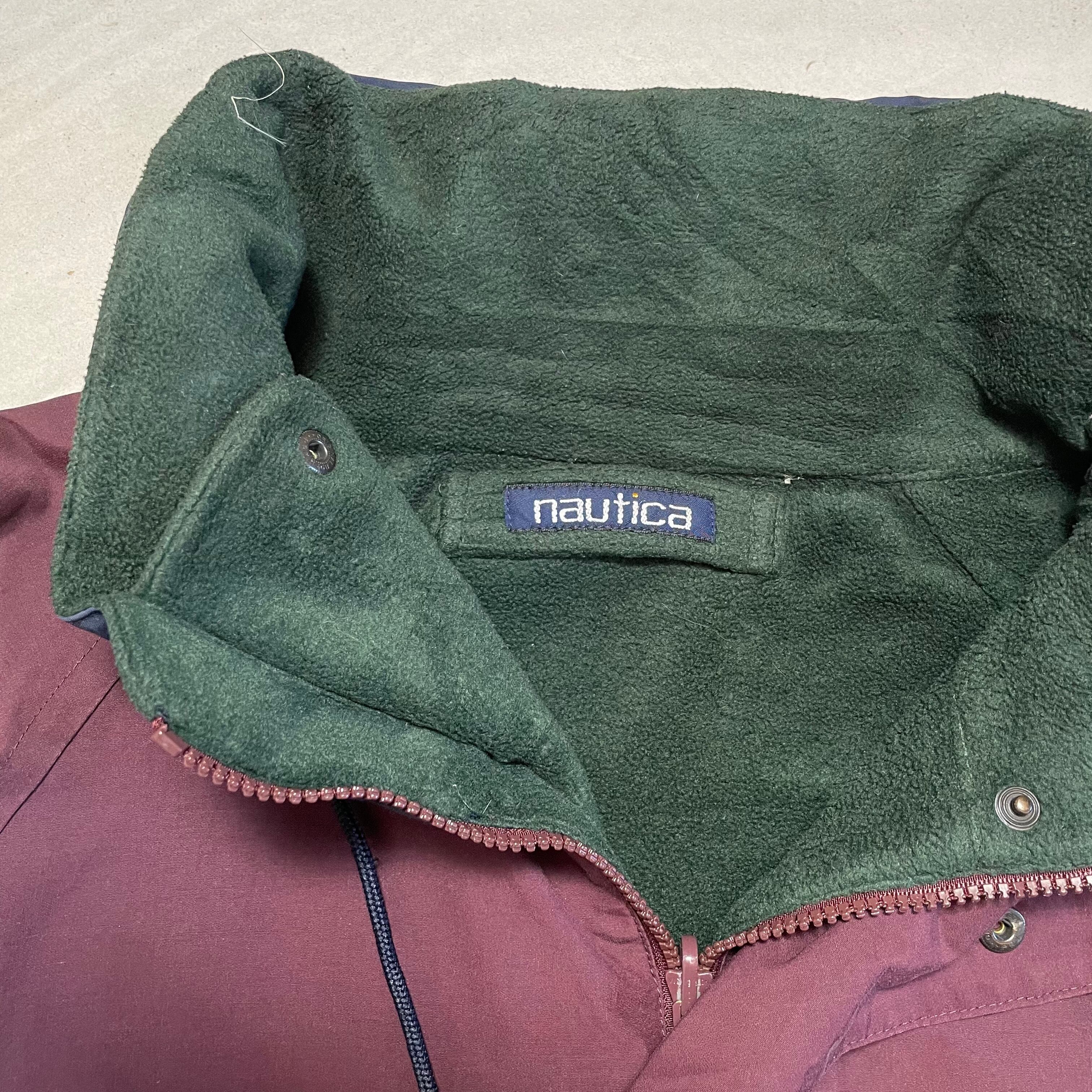 NAUTICA ノーティカ リバーシブル フリース×ナイロンジャケット NAUTICA ノーティカ リバーシブル フリース×ナイロンジャケット