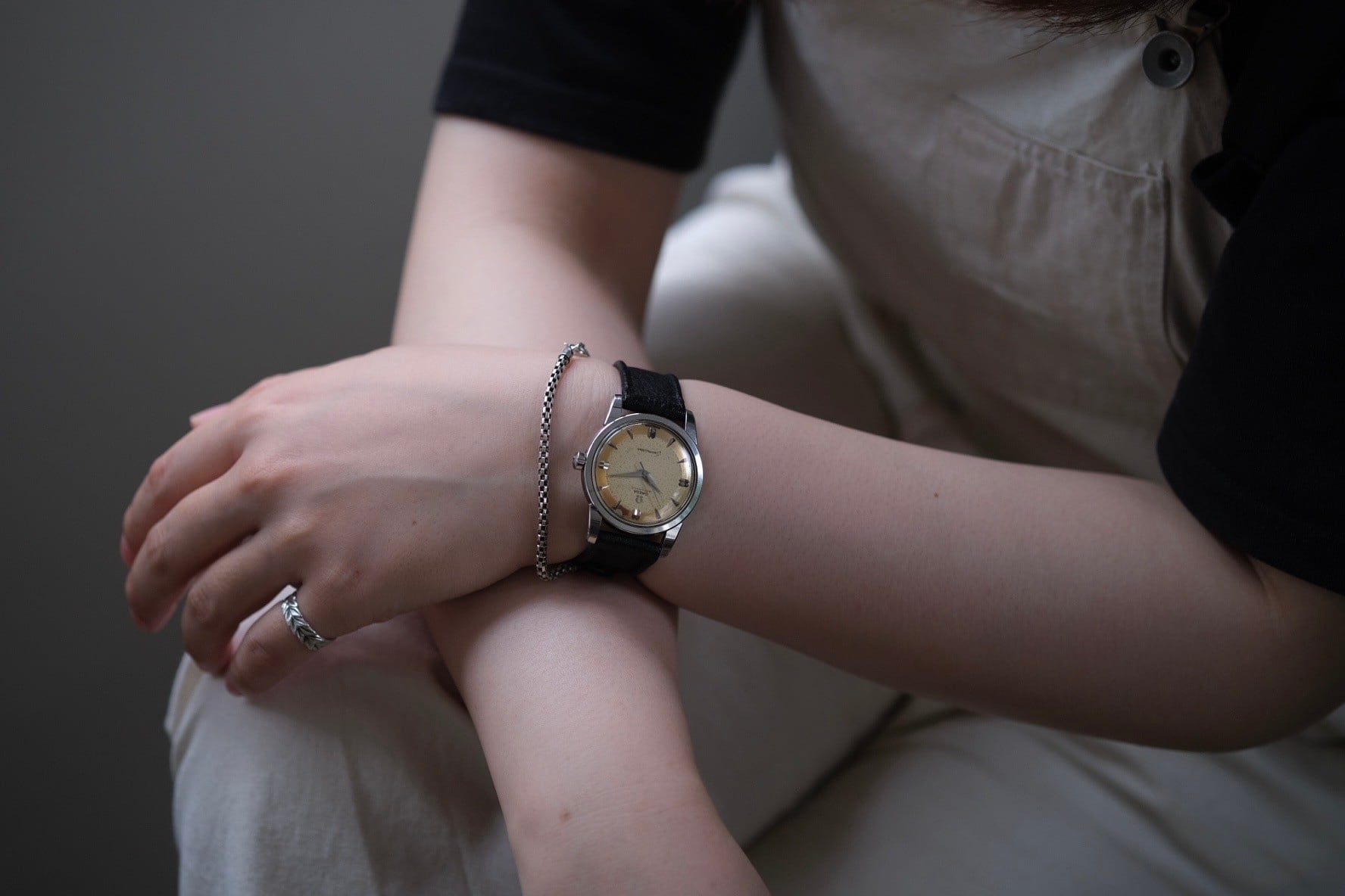 OMEGA】1958年製 オメガ シーマスター 3rd 楔インデックス×ツートン