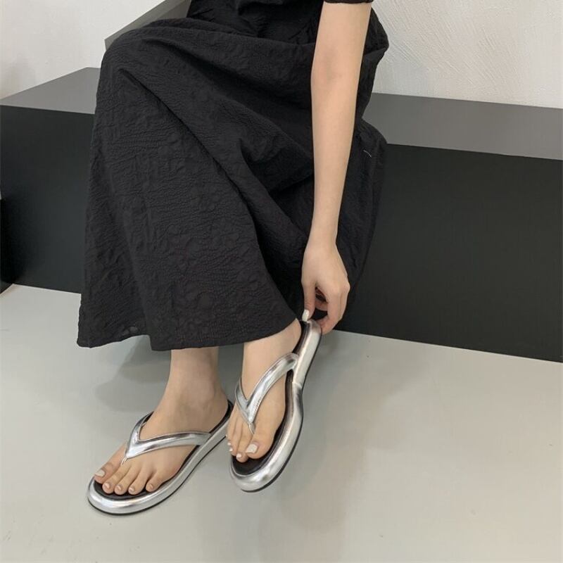Metallic Beach Sandals ◆2color 204732