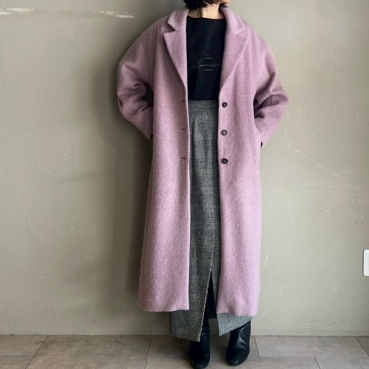 【 CLOCHE 】シャギーロングコート