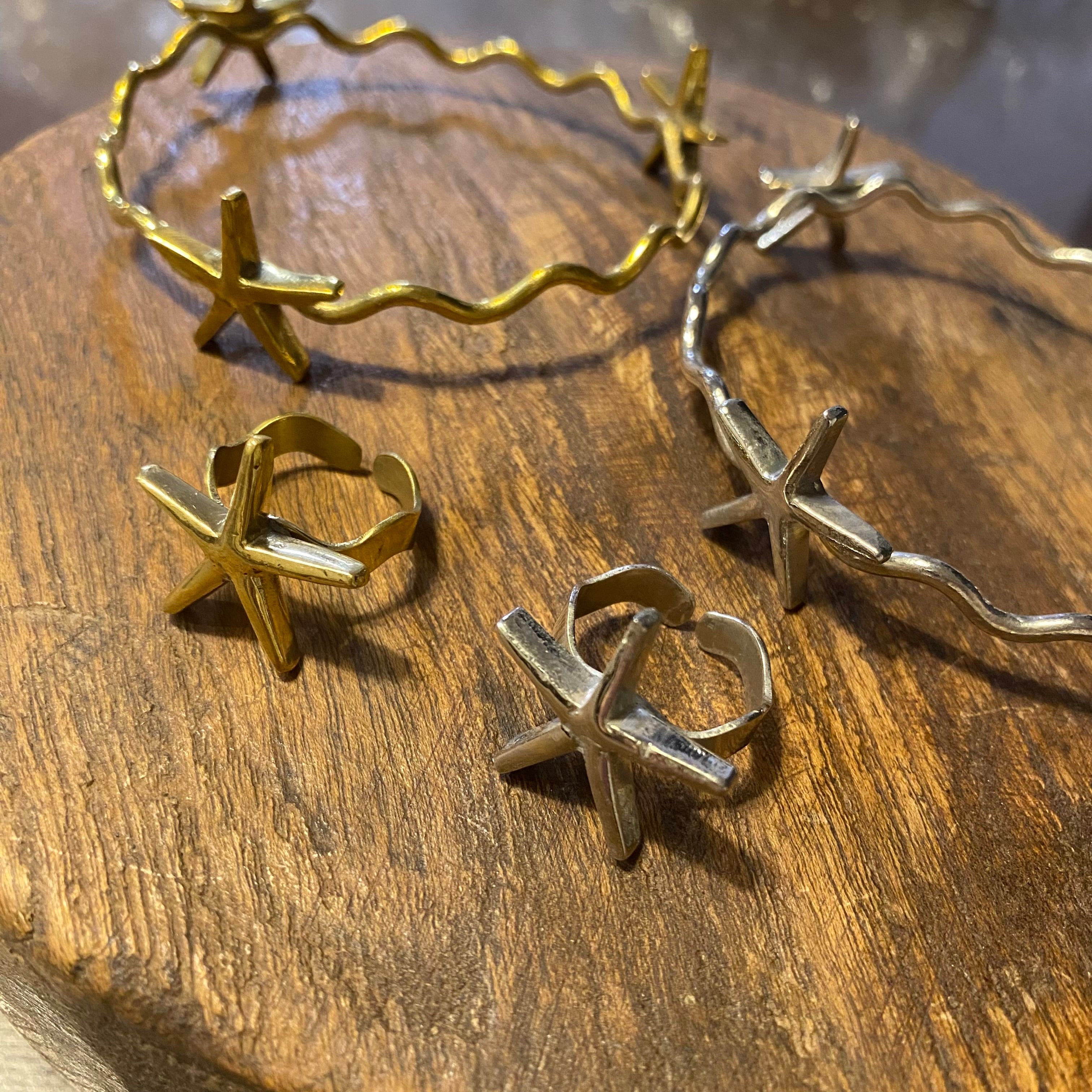 ブラス(真鍮)リング ヌートスター | BAKKAR CRAFT バッカールクラフト