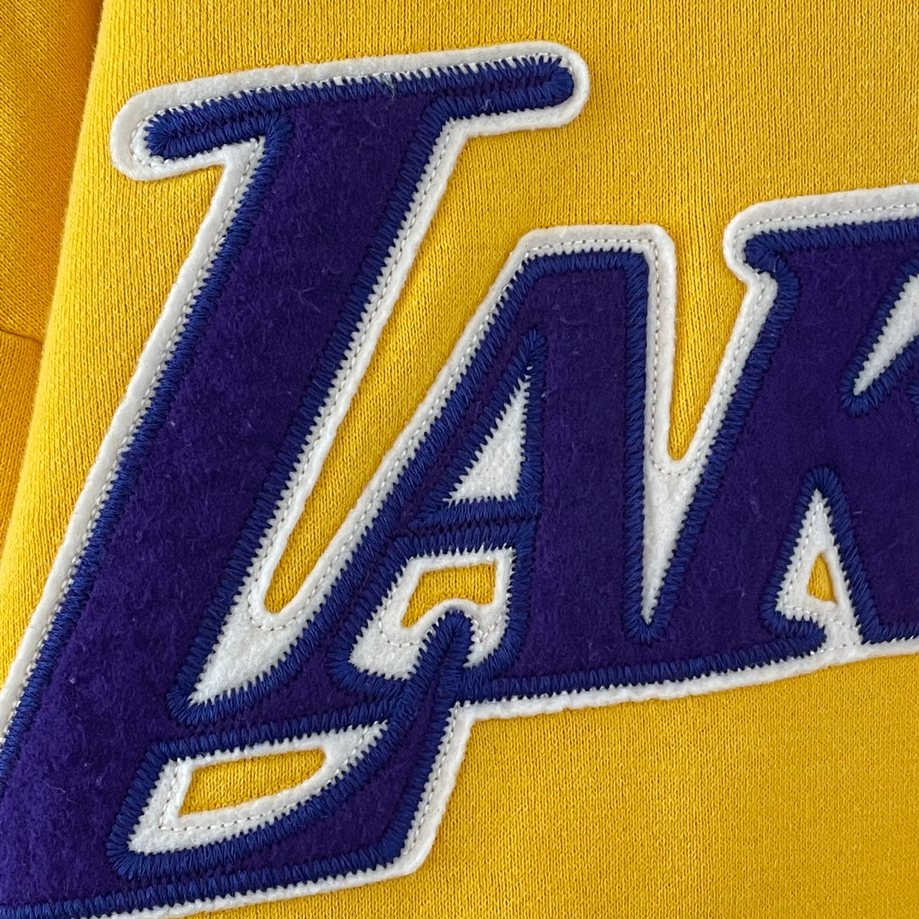 極希少レア　ヴァンテージ　レイカーズ　Lakers 刺繍ロゴ　ナイロン中綿JK