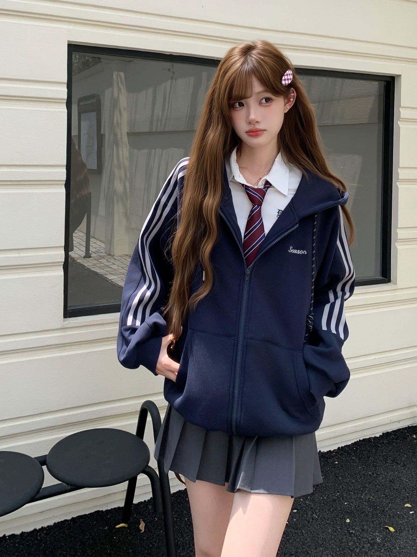 2026春ライン入りパーカーP103 | SOLEA