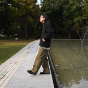 INTERIM(インテリム)KID MOHAIR ALPACA SHAGGY CARDIGANスタイル