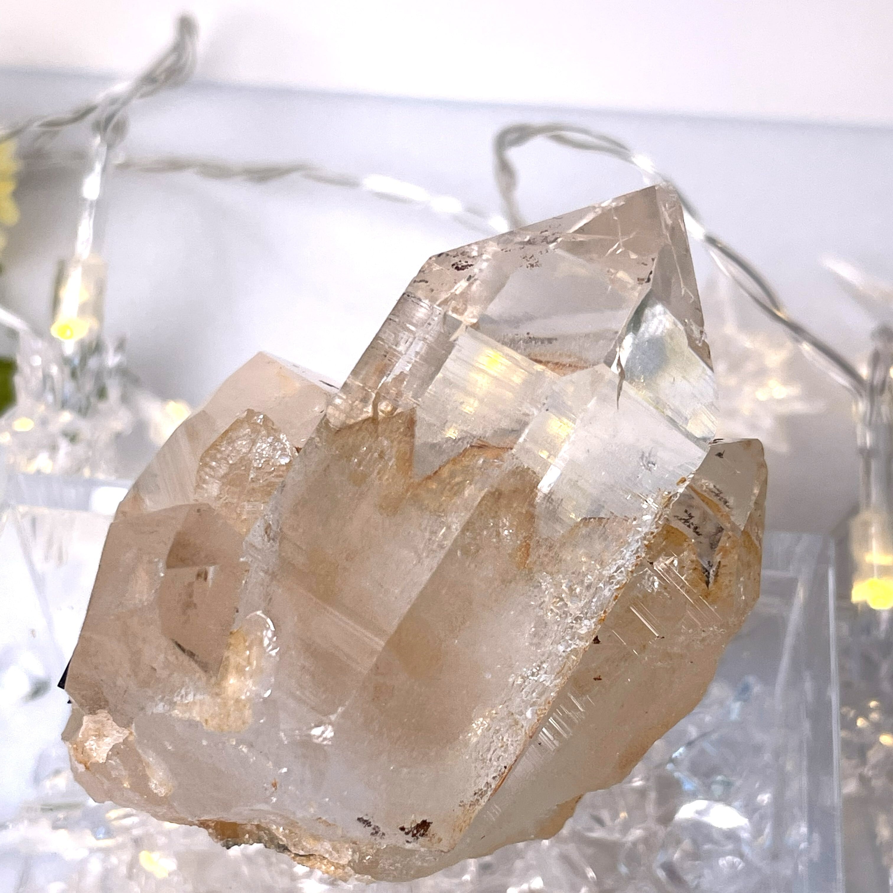 【神聖なる山の叡智と浄化で魂の軸を正す聖域の水晶】マニハール系（パルヴァティ渓谷）水晶 M7_1