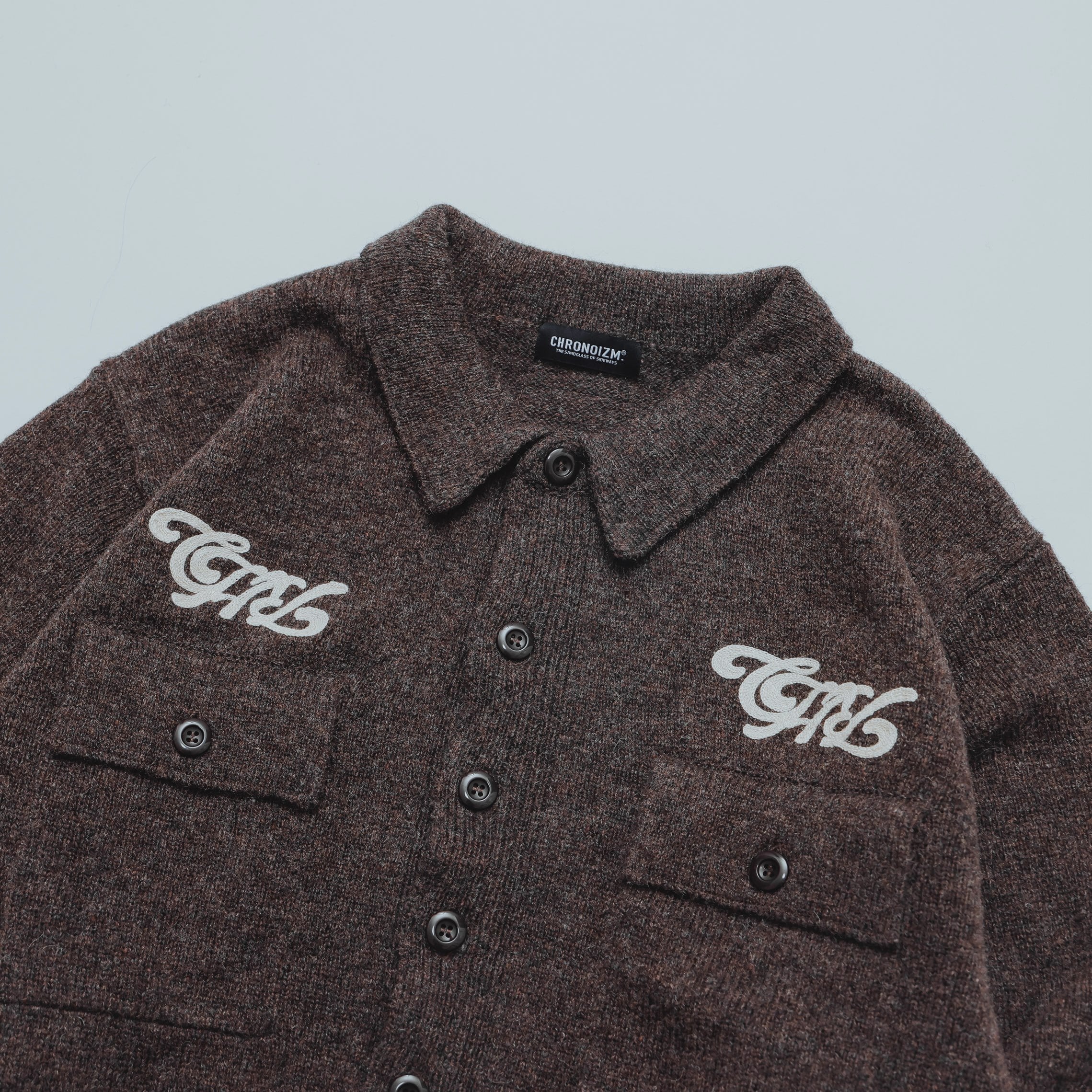KNIT JACKET <BROWN> | CHRONOIZM
