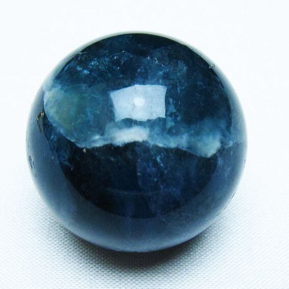 フローライト 丸玉 34mm 蛍石 スフィア 螢石 置物 一点物 141-7114