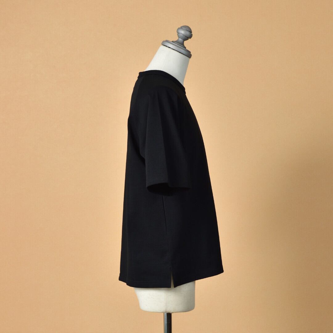 Manual Alphabet マニュアルアルファベット ラグランTシャツ・ブラック【メンズ】