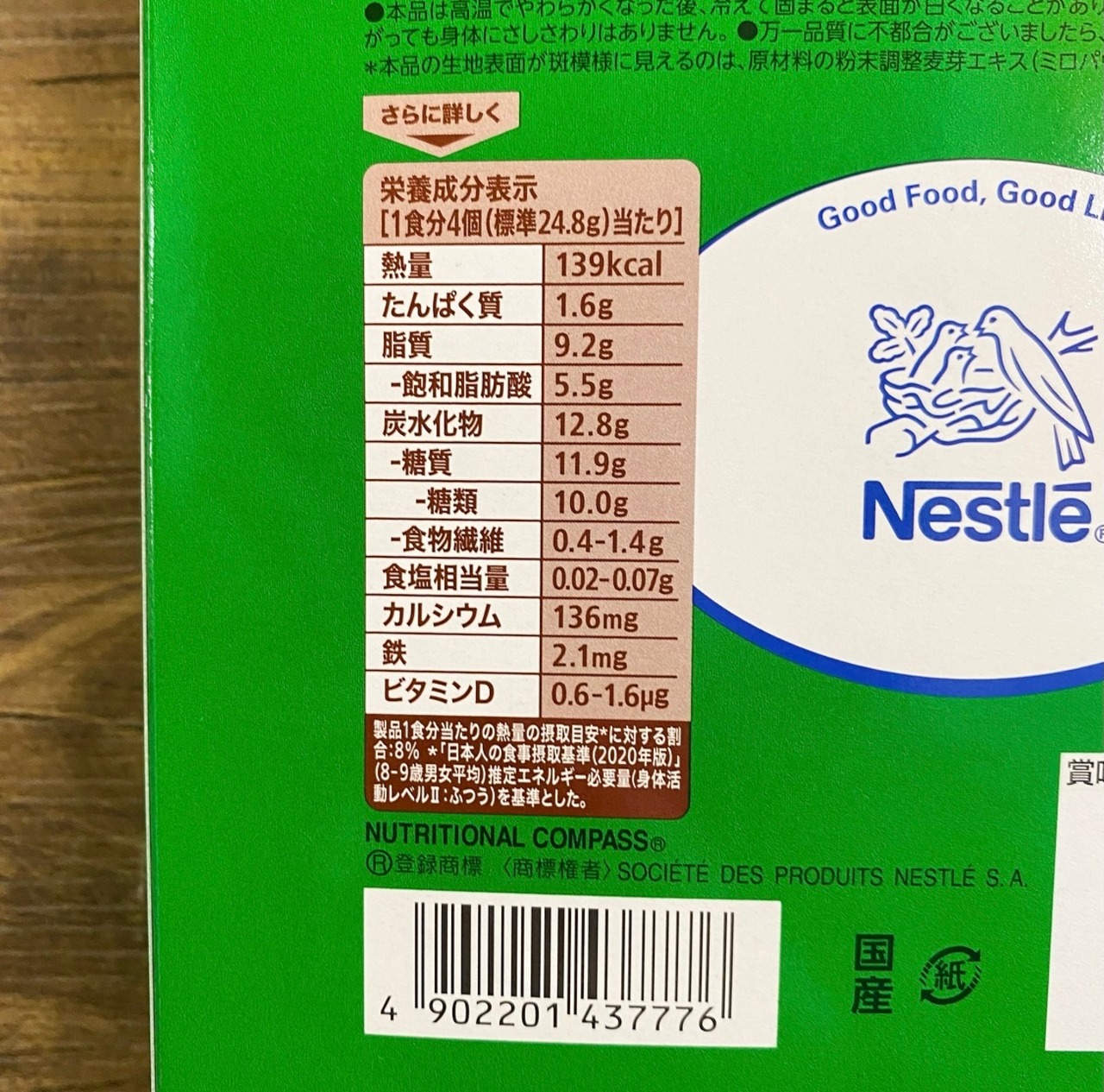 ミロチョコ