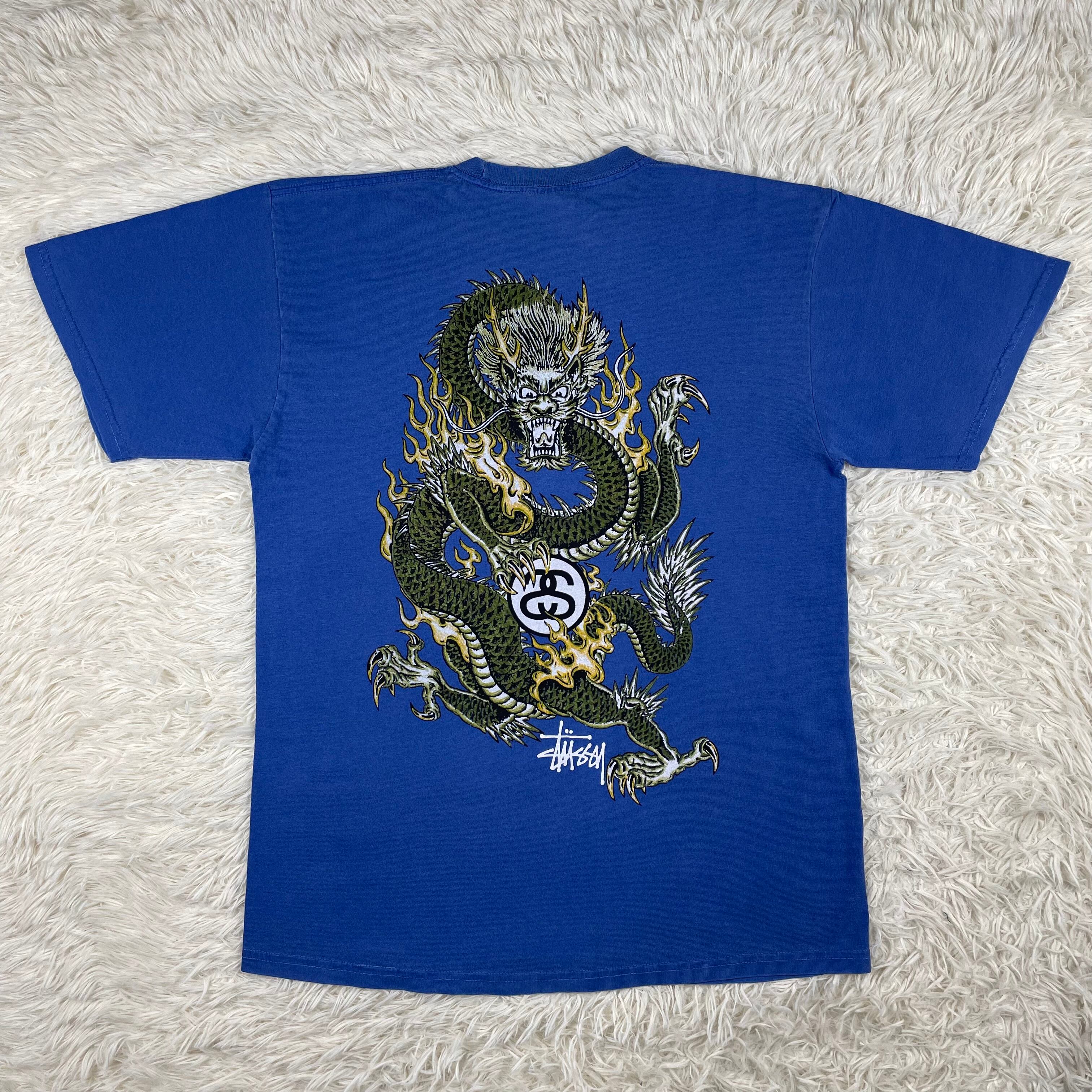ステューシー】龍 ドラゴン ロゴTシャツ | 古着Monster.com